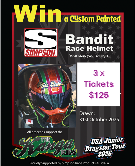 3 Tickets for Helmet Raffle