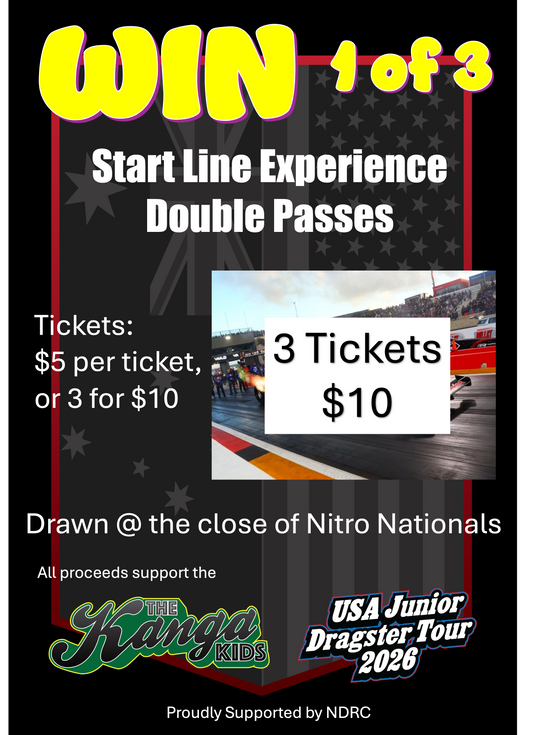 Raffle: 3 x Start Line Experience Tickets